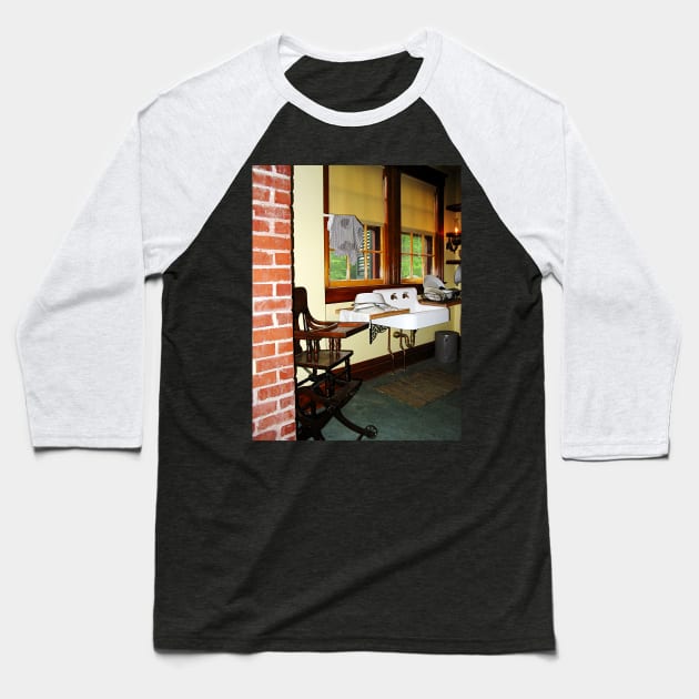 Grandmother's Kitchen Baseball T-Shirt by SusanSavad